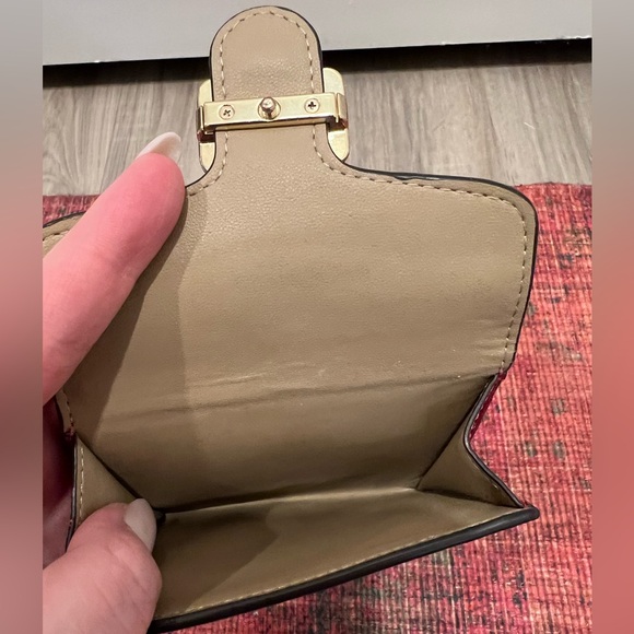 Coach Pepper Wallet in Red Colorblock - Picture 5 of 8